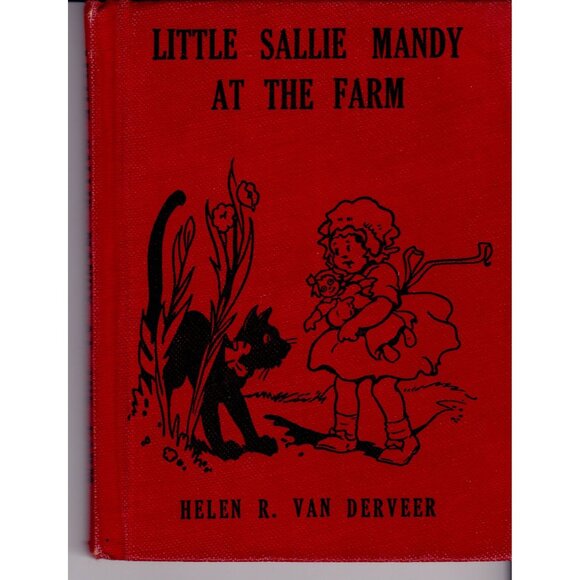 Little Sallie Mandy at the Farm Derveer 1935 Platt & Munk Illustrated HC Fine - Picture 1 of 5